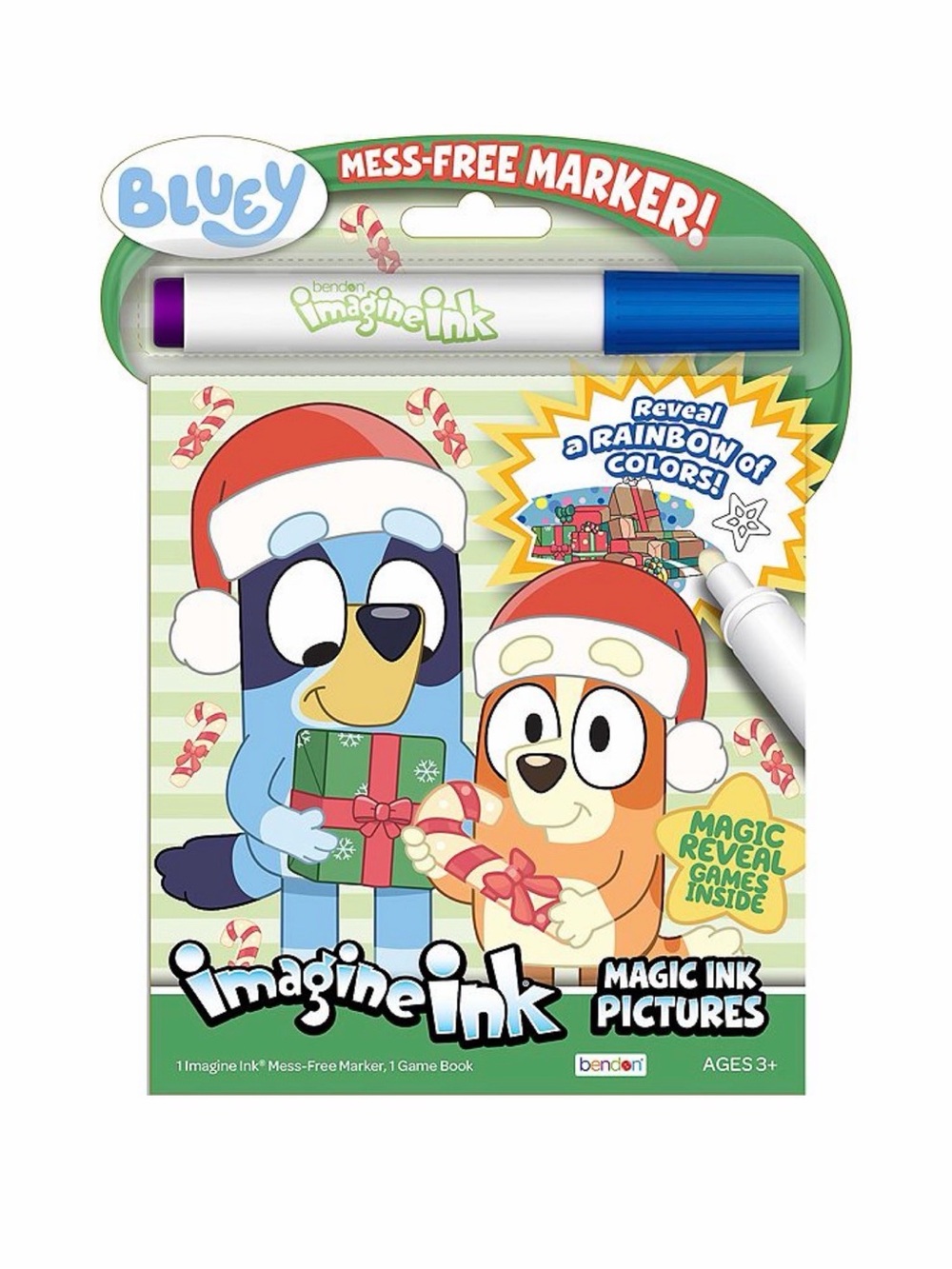Bluey Imagine Ink Magic Ink Pictures Coloring Set
